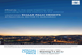 Launching Emaar Palm Heights at Palm Hills in Sector 77, Gurgaon